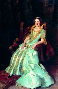 V.A. Morozova by K.Makovsky (1884)