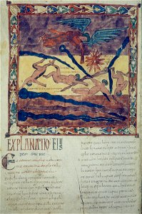 Valcavado Beatus f. 116v - Third trumpet