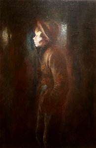 Vagabond - painting by László Mednyánszky