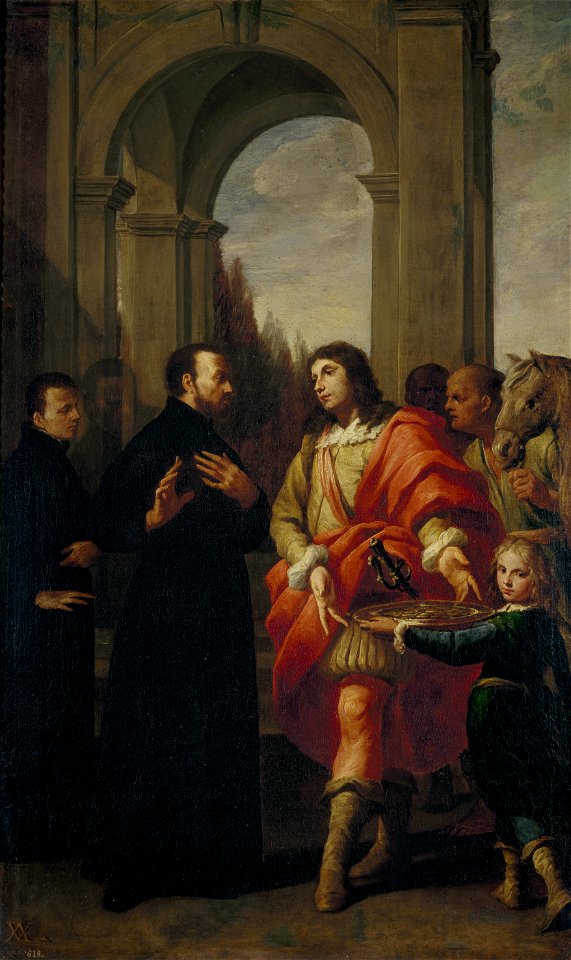 A Vaccaro Desinterés de San Cayetano Lienzo. 123 x 76 cm. Museo del Prado