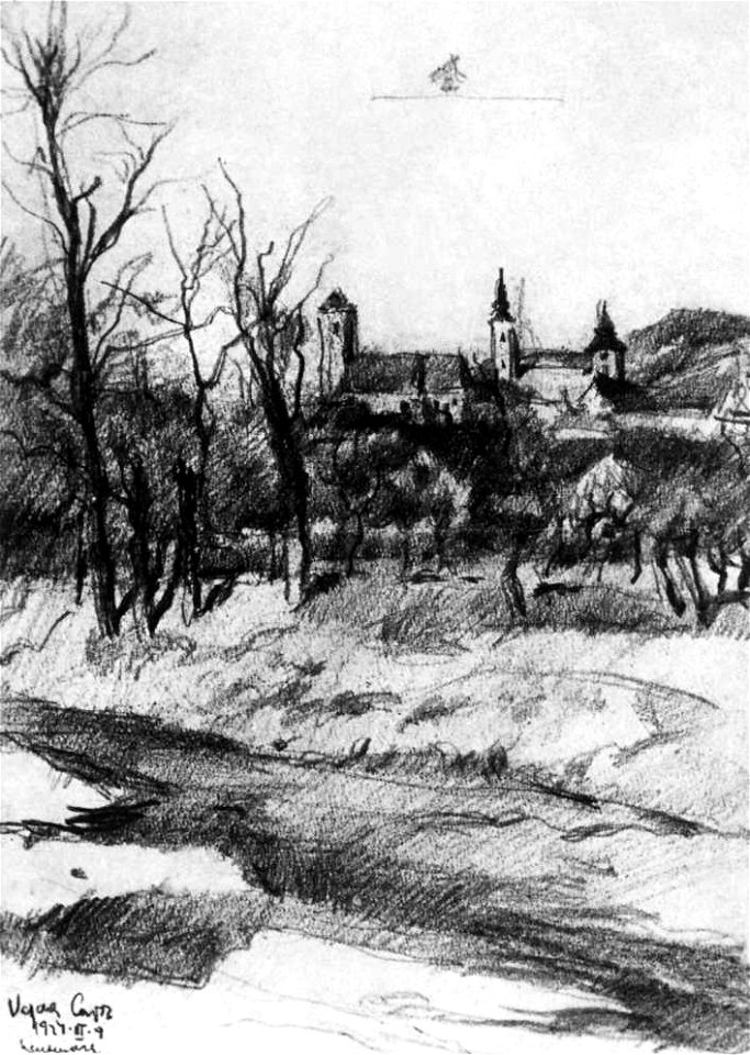 Vajda Churches at Szentendre 1924
