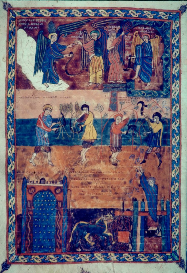 Valcavado Beatus f. 148v - Harvest