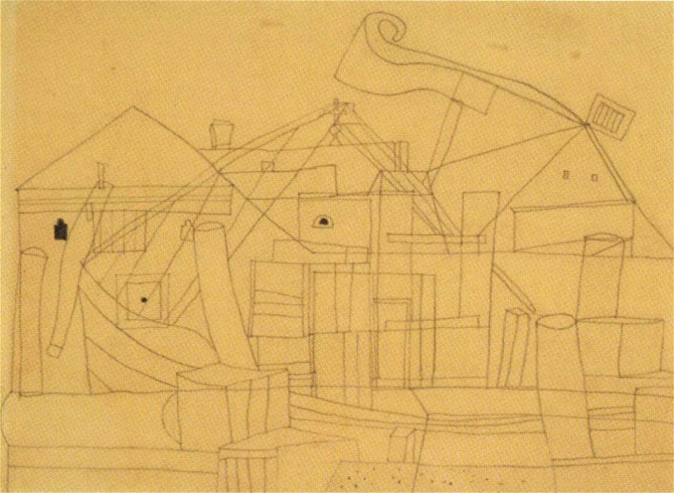 Vajda Lajos - Házak hajóval 1936