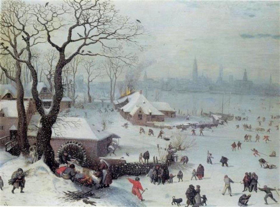 Lucas van Valckenborch - Winterlandschap - 1857 - Städel Museum