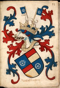 Valckenstein - Falkenstein - Wapenboek Nassau-Vianden - KB 1900 A 016, folium 33r