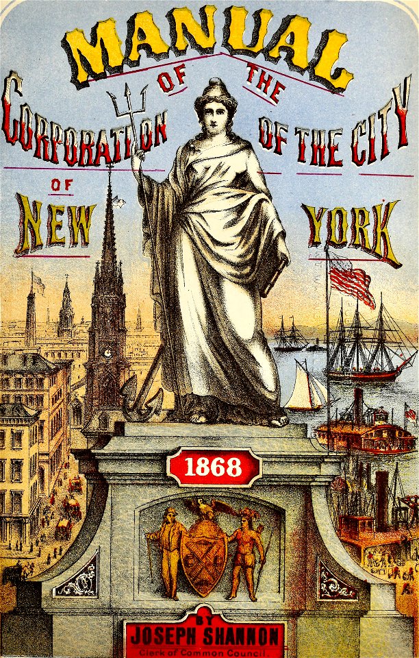 Valentine's Manual, title page 1868