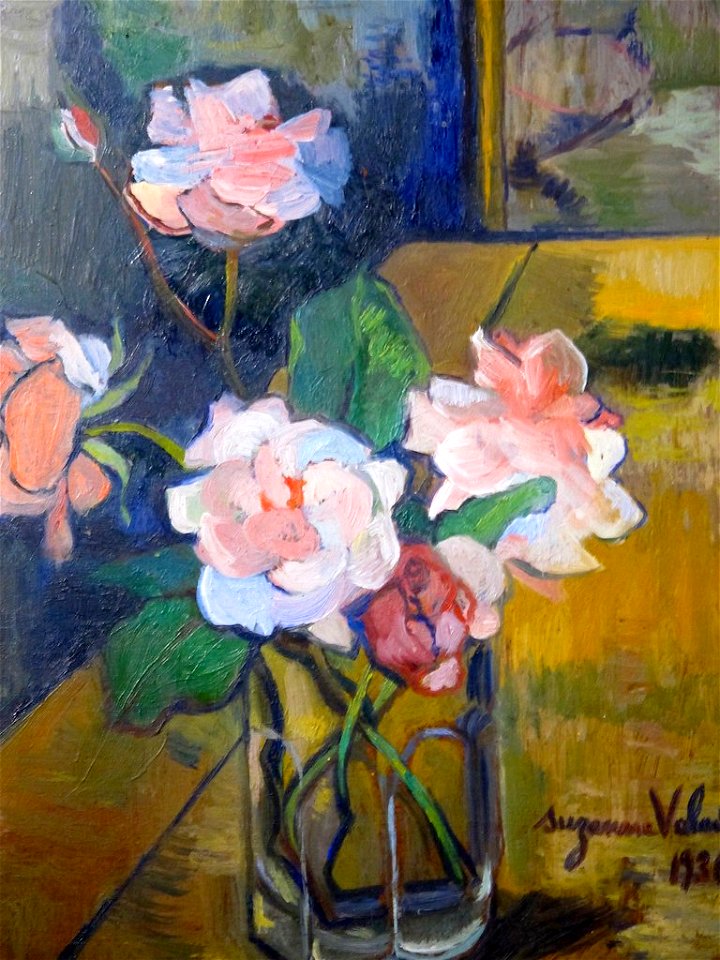 Bouquet de roses Suzanne Valadon