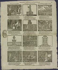 Vaderlandsche mannen en vrouwen-Catchpenny print-SMC K 0117