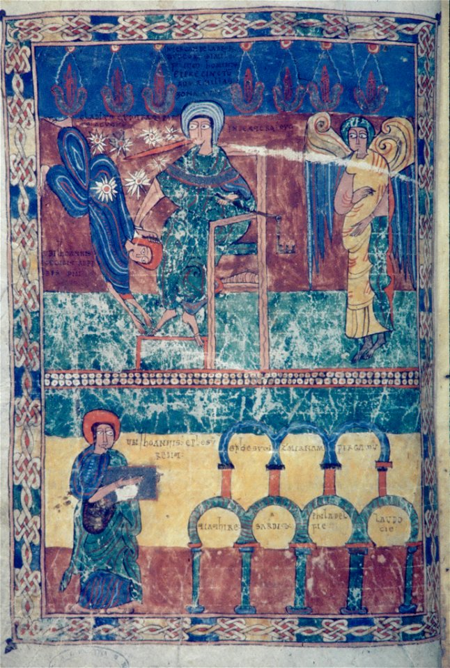 Valcavado Beatus f. 020v - Son of Man