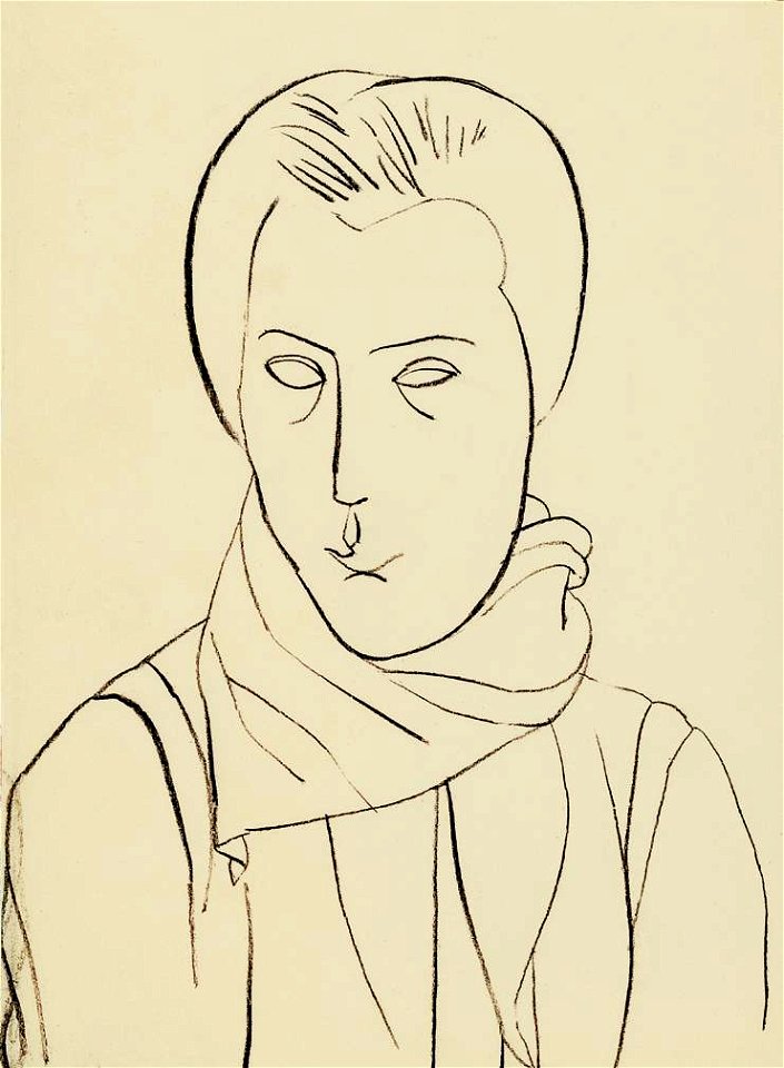 Vajda Head with Shawl 1935-1939
