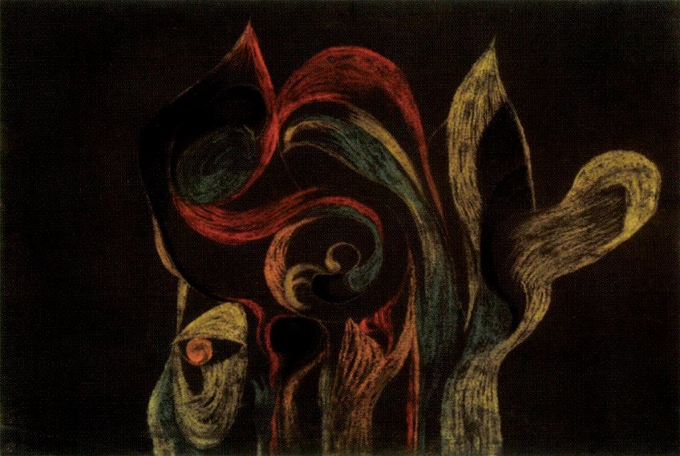 Vajda Lajos - Színes levélformák 1938