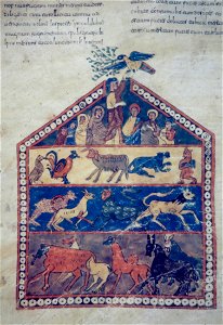 Valcavado Beatus f. 073v - Noah's Arc