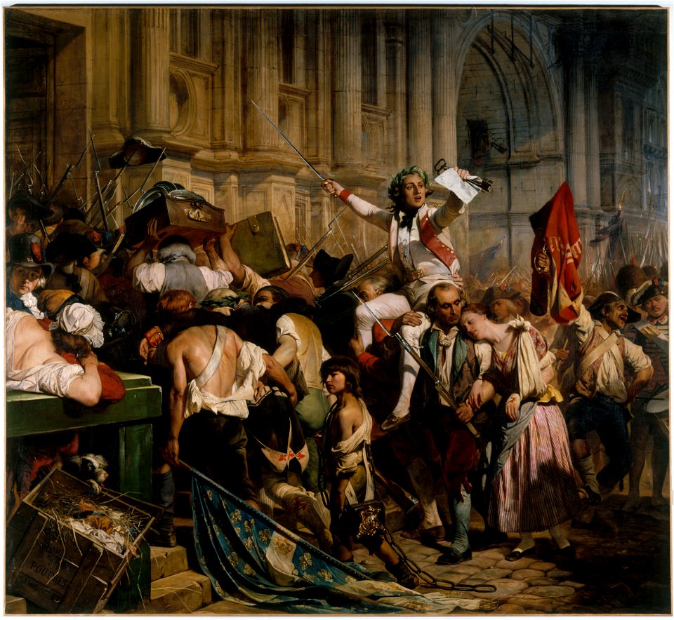 Vainqueurs de la Bastille Paul Delaroche circa 1835