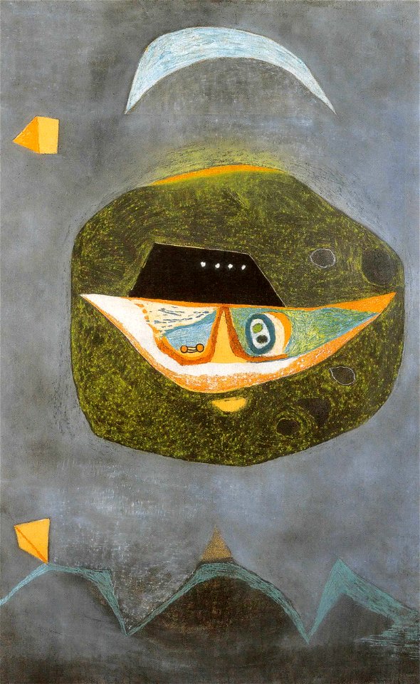 Vajda Lajos Maszk holddal 1938
