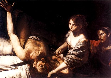 Valentin de Boulogne, Judith and Holofernes. Free illustration for personal and commercial use.