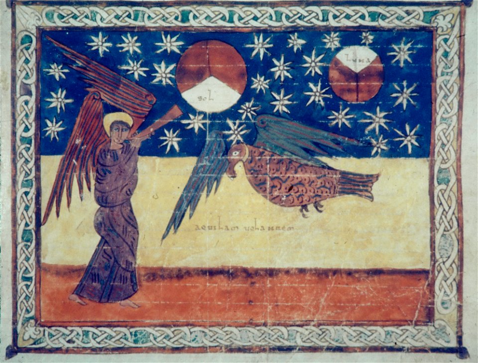 Valcavado Beatus f. 117r - Fourth trumpet
