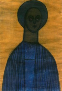 Vajda Self-portrait with Icon 1936