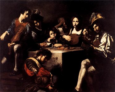 Valentin-de-boulogne-concert-louvre. Free illustration for personal and commercial use.