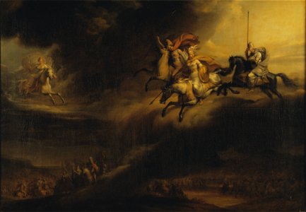 Valkyries Riding into Battle (Johan Gustaf Sandberg) - Nationalmuseum - 23915