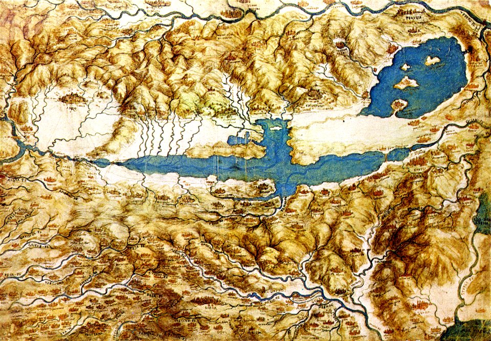 Valdichiana at Leonardo's times