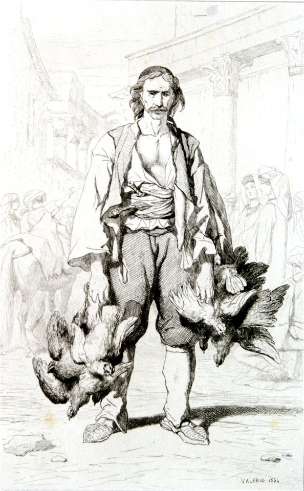 Valerio - Paysan Morlaques des environs de Spalato, 1864