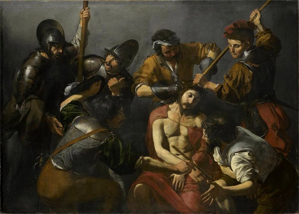 Valentin de Boulogne - Dornenkrönung Christi - 477 - Bavarian State Painting Collections