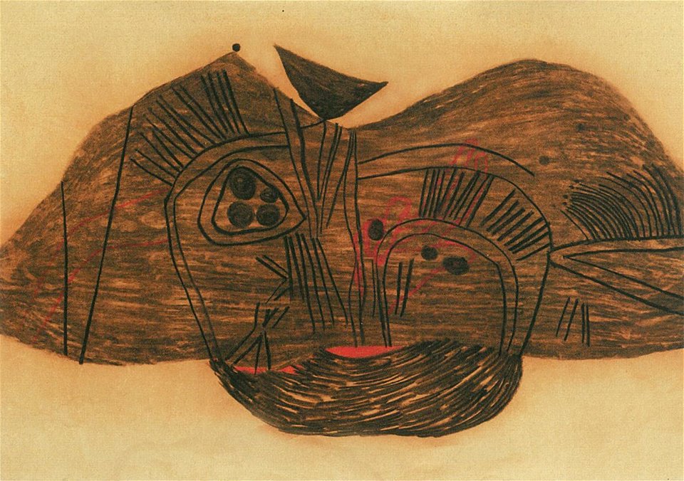 Vajda Kompozíció cinóberrel I. 1939