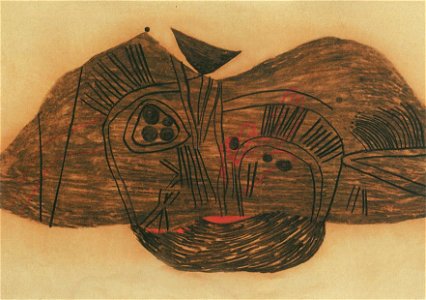 Vajda Kompozíció cinóberrel I. 1939