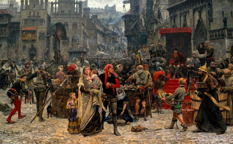 Valdemar Atterdag brandskattar Visby (1882)
