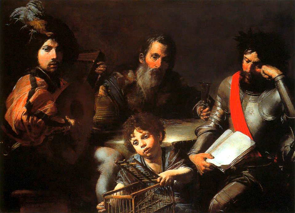 Valentin de Boulogne - The Four Ages of Man - WGA24241