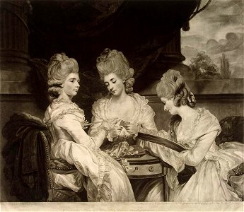 Valentine Green - Portrait of the Ladies Waldegrave - WGA10651