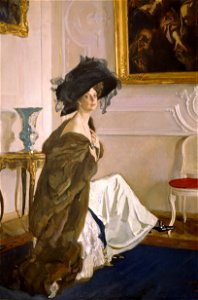 Valentin Serov - Portrait of Princess Olga Orlova - Google Art Project