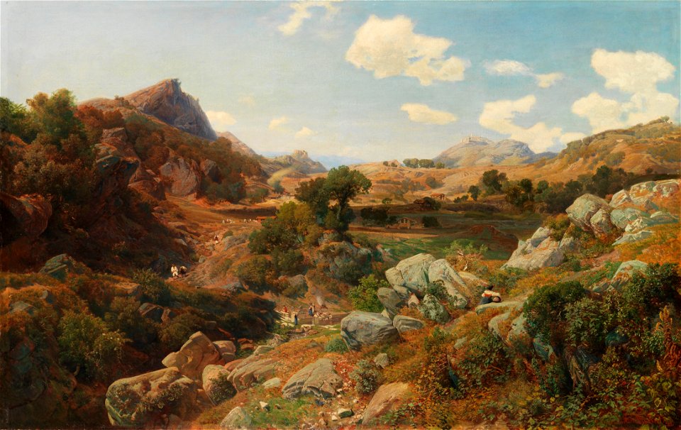 Valentin Ruths Ziegelhütten im Sabinergebirge 1867