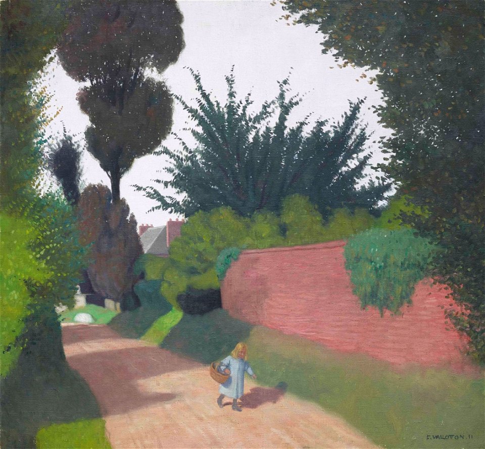 Vallotton - Chemin avec fillette portant un panier, 1911, 5889503