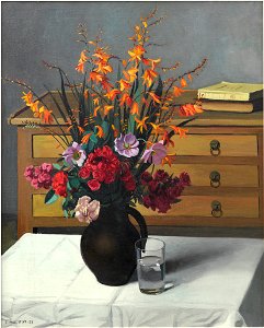 Vallotton - Anémones du Japon, 1925, 363