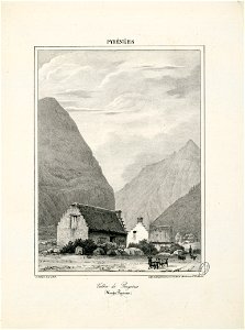 Vallon de Pragnères (Hautes Pyrénées) - 1828 - Fonds Ancely - B315556101 A GELIBERT 1 017