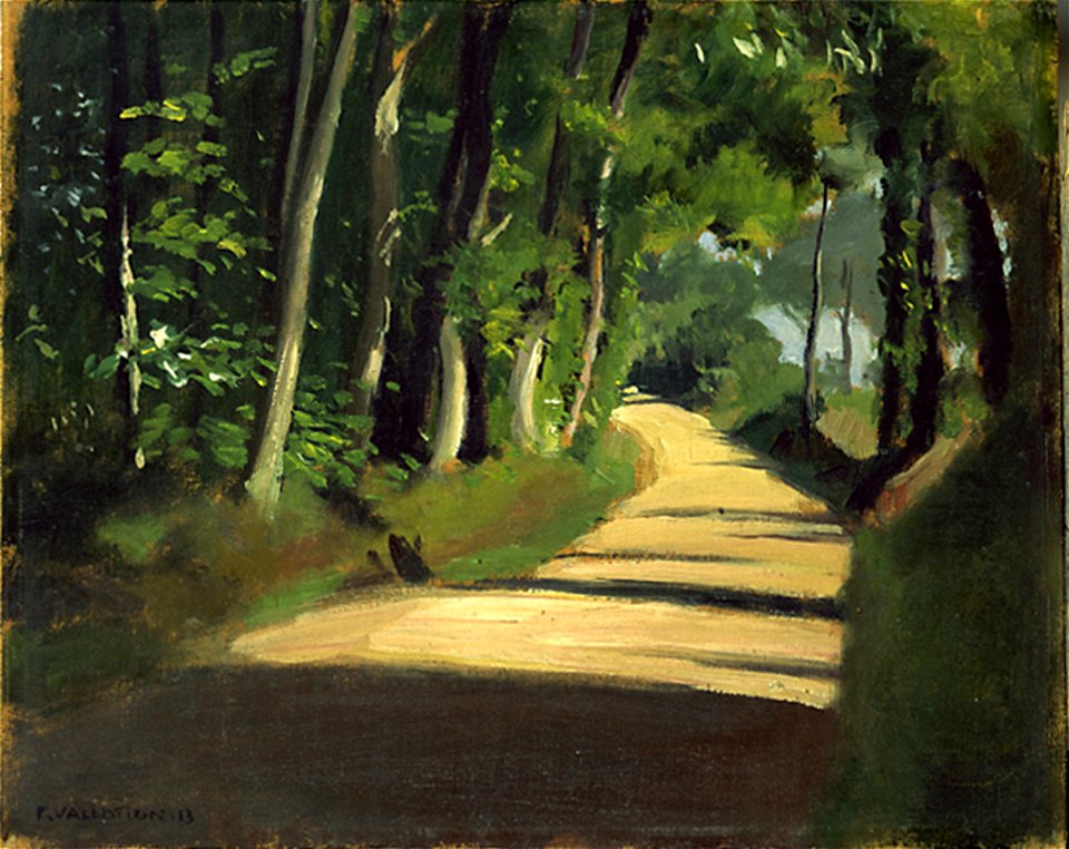 Vallotton - Chemin ensoleillé à Honfleur, Vers 1910, 1971-0007
