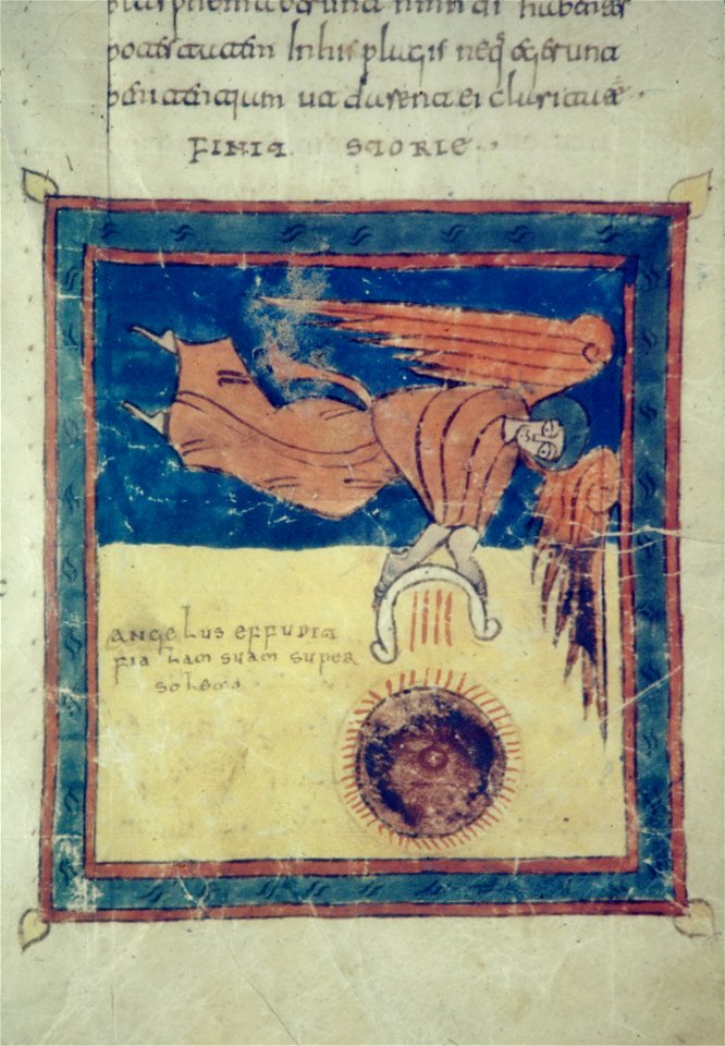 Valcavado Beatus f. 155r - Fourth bowl