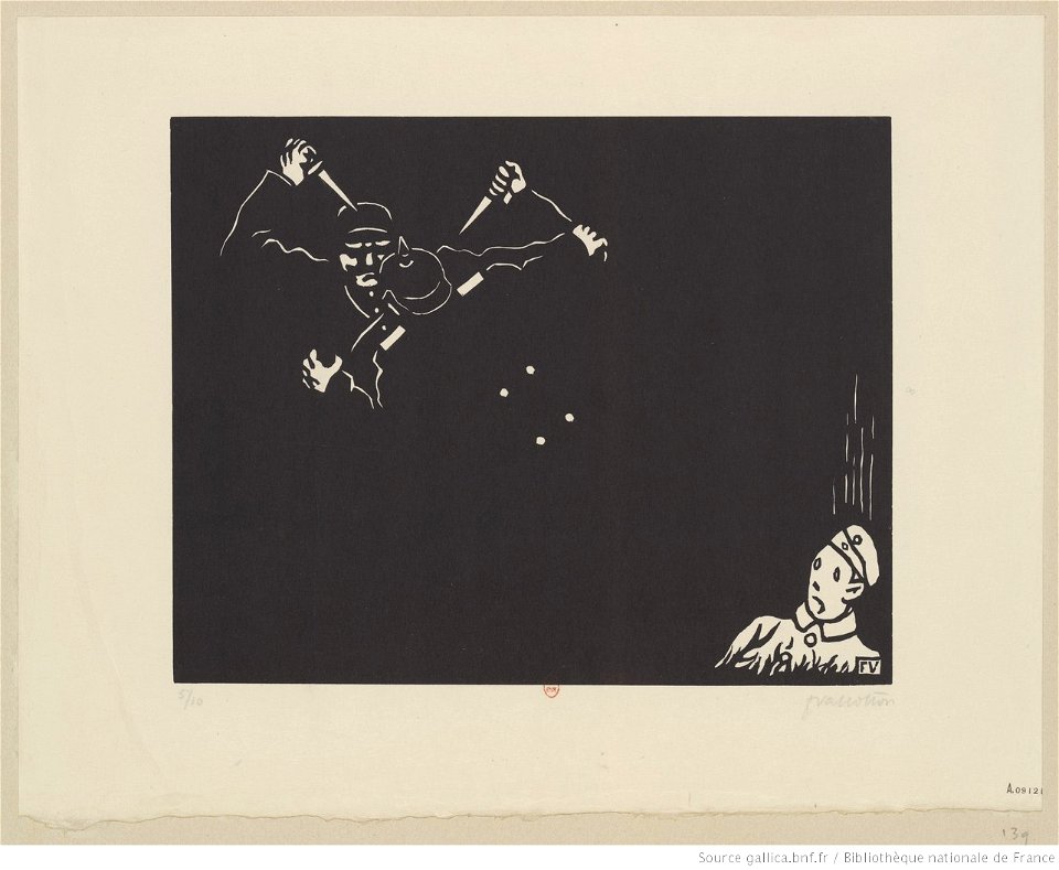 Vallotton - Dans les ténèbres (C'est la Guerre !. IV), btv1b6951743q