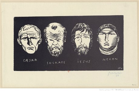 Vallotton - Caesar, Socrate, Iesus, Neron, btv1b69516634