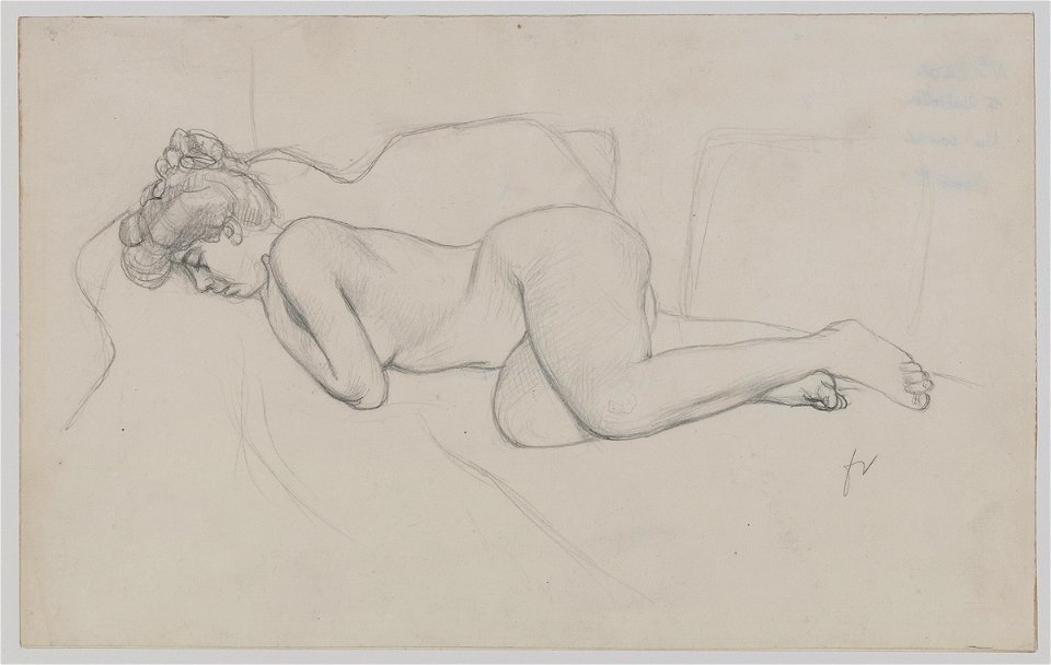Vallotton - Etude pour Le Sommeil, 1908, 1967-0074