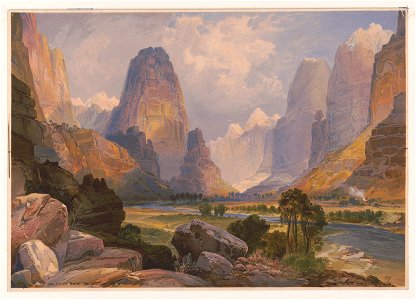 Valley of babbling waters, southern Utah - TM ; Prang's American Chromo. LCCN94515959