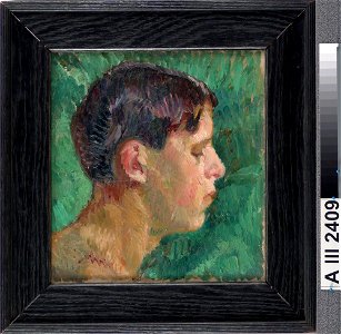 Valle Rosenberg - Portrait of a Young Man - A III 2409 - Finnish National Gallery