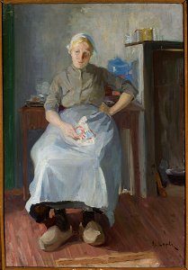 Valentin Aleksandrovič Serov - Breton woman - M.Ob.1523 MNW - National Museum in Warsaw