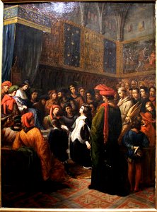 Valentine de Milan implore la justice du roi Charles VI pour l'assassinat du duc d'Orléans - Alexandre Colin - MBA Lyon 2014
