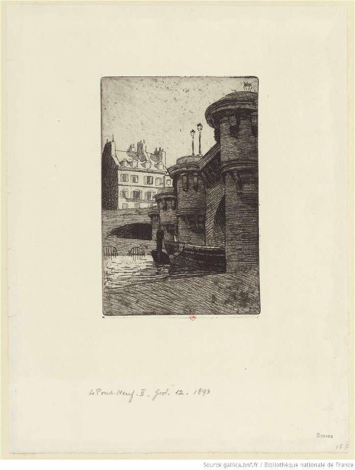 Vallotton - Le Pont-Neuf Douze nues de Paris (pl. II)(2eme état), btv1b6951585c