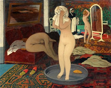 Vallotton - FEMMES À LEUR TOILETTE, 1897, lot.18 (cropped)