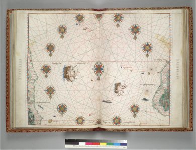 Vallard Atlas 1547 6 Brazil Africa Atlantic Ocean