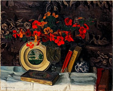 Vallotton - Capucines, fond violet, 1919, 1953-0065