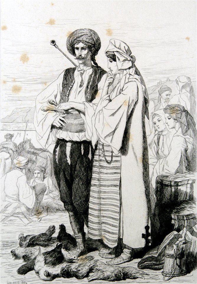 Valerio - Paysan Morlaques des environs de Spalato 2, 1864